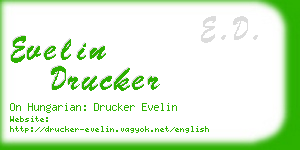 evelin drucker business card